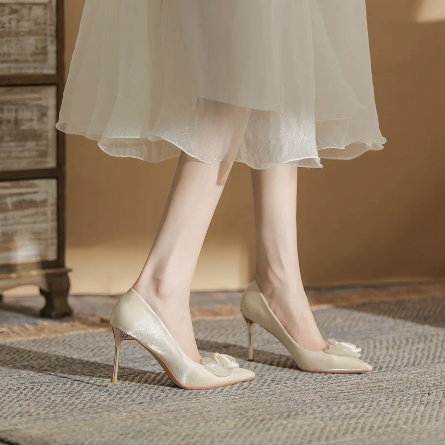 Sexy Women Shoes Woman Pumps Wedding Shoe Bridal Heels Wedding Heels Bride Shoes White Stiletto Female Footwear High Heels