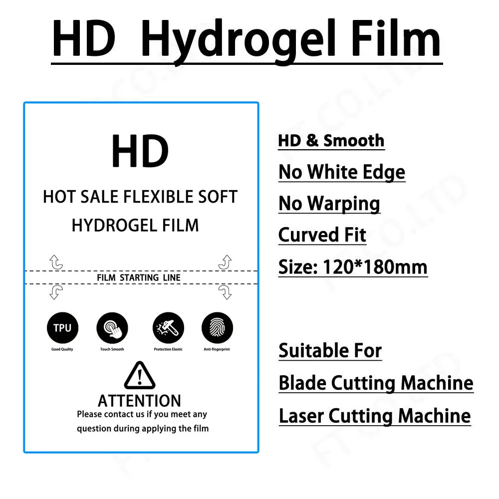 50PCS HD 개인 정보 보호 하이드로겔 필름 지능형 절단기용 휴대폰 화면 보호기 무광 엿보기 방지 범용 절단 필름