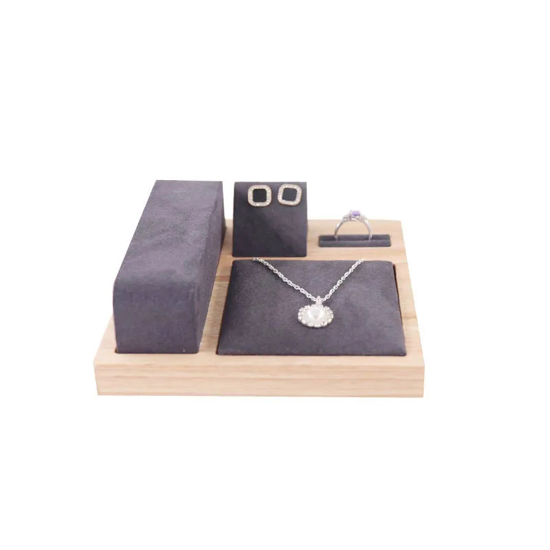 Jewelry Display Props Creative Flannel Display Holder Display Stand Case for Pendant Jewelry Show Rings Bedroom Girls