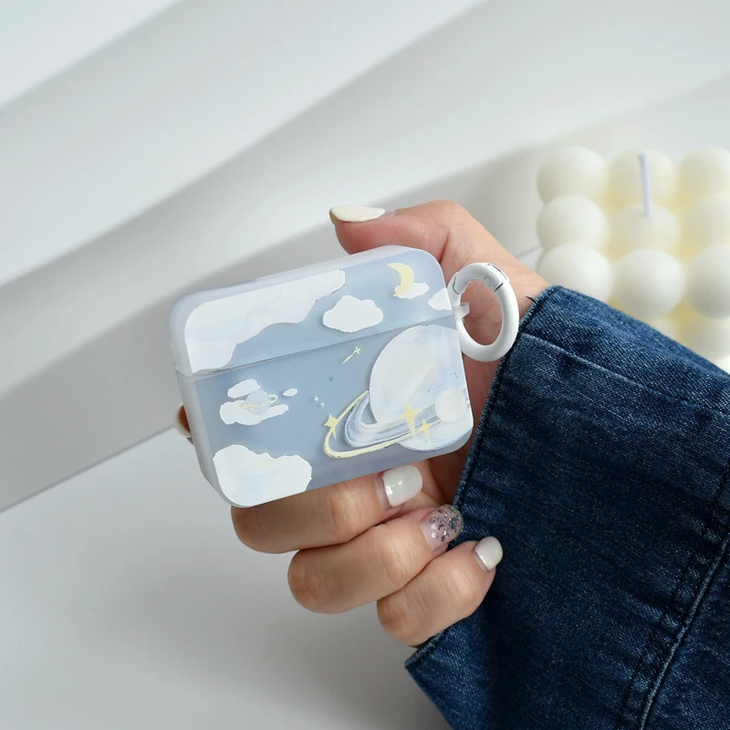 Custodia Galaxy Universe Per Airpods 2 Cover Di 3 Generazione Per Apple Airpods Pro 2Nd Gen Air Pods Guscio Protettivo