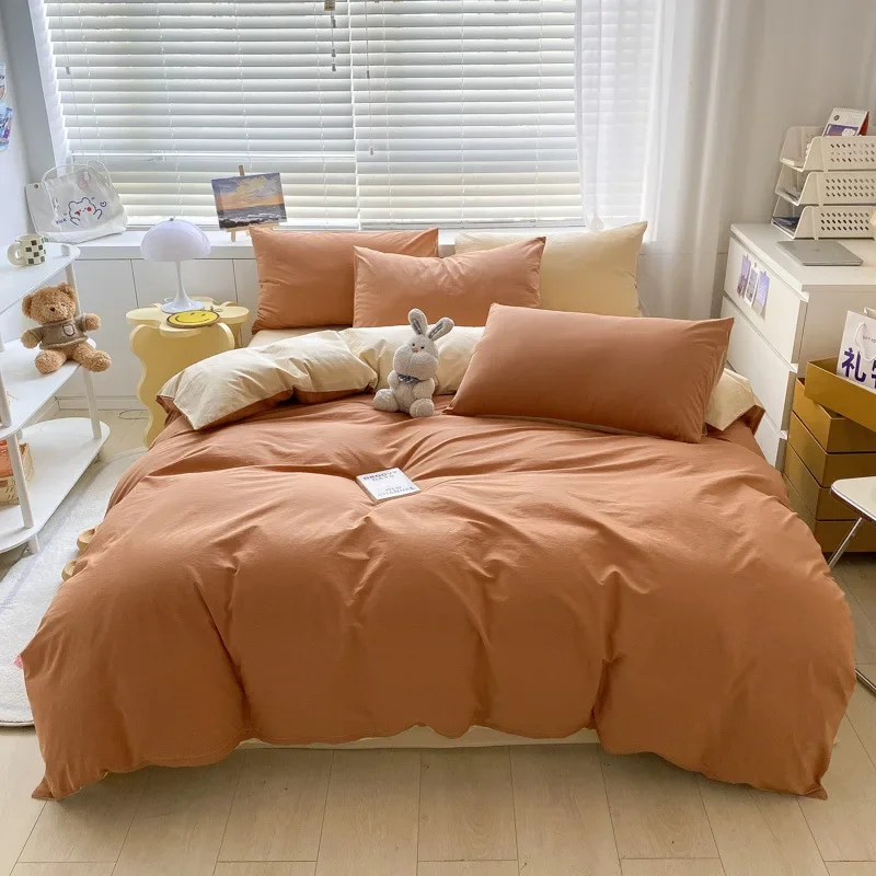 

Duvet Cover Bed Linen Set Bedsheets with Pillows Case Queen Comforter Free Shipping Full Double Set 2 People 220x240