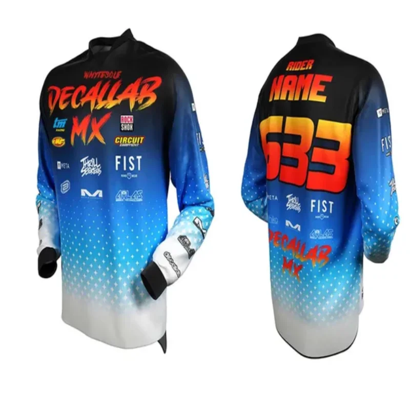 Team moto bmx enduro motocross Jersey mtb downhill cycling mountain motorcycle bike cycling shirt