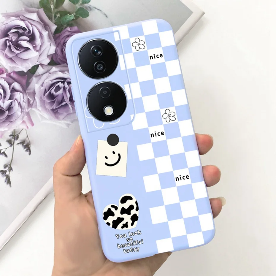 Lovely Printed Candy Color Phone Case - Soft Silicon TPU Shockproof Back Cover