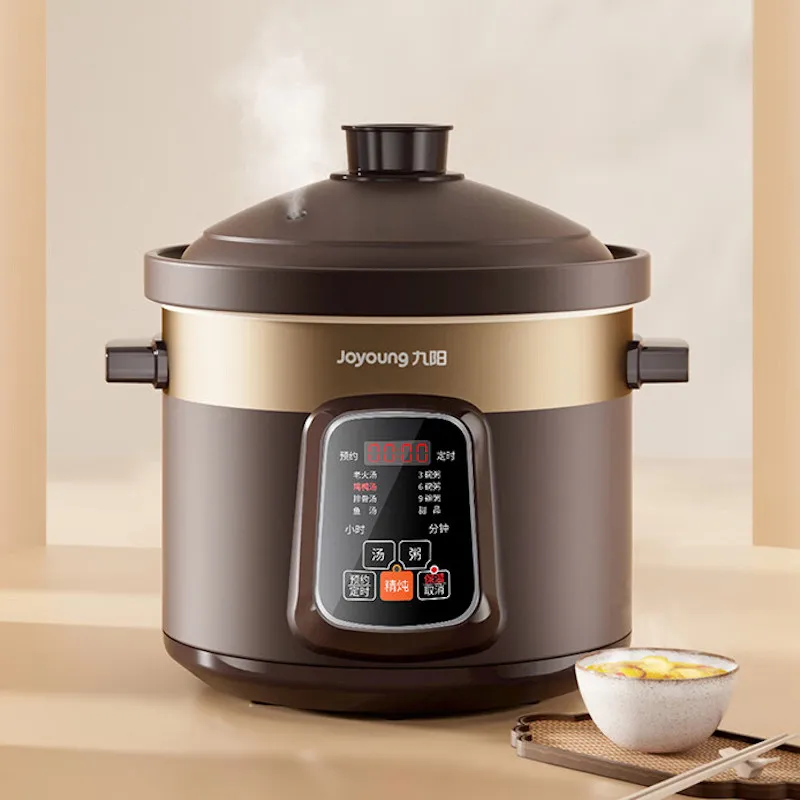 Joyoung Smart Electric cooker sous vide crock pot Purple pottery Stew pot Automatic slow cooker sous vide cooker Home appliances 4
