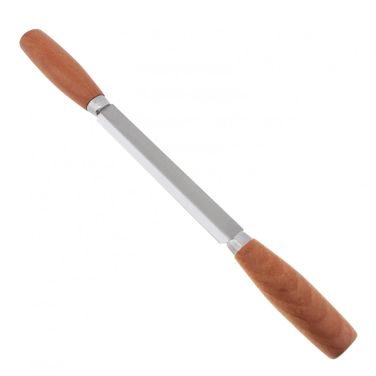 1Pc Beech Wooden Handle Woodwork Hand Plane Wood Carving Curved Draw Shave Debarking Hand Tool For Polished Logs Wood Debarking woodworking hand tools wood trimming tool