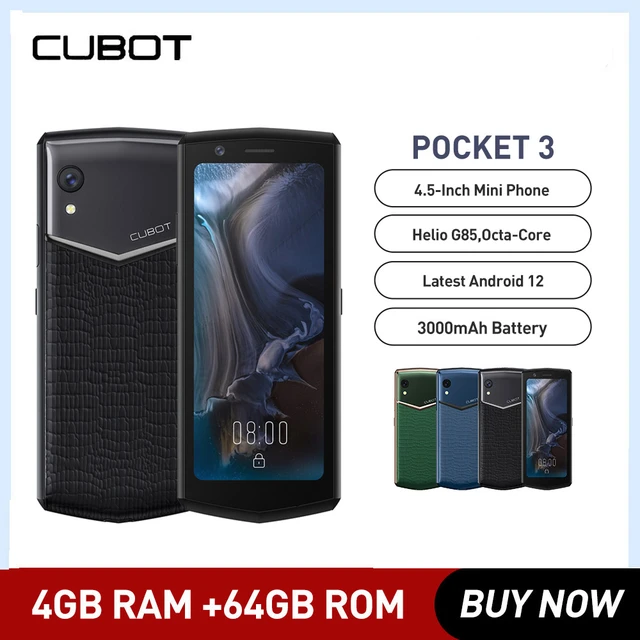 Cubot KingKong Mini 3 4.5 MINI Cellphones Octa-Core 20MP Camera 3000mAh  Battery Smartphone 6GB+128GB Dual SIM NFC Rugged Phone