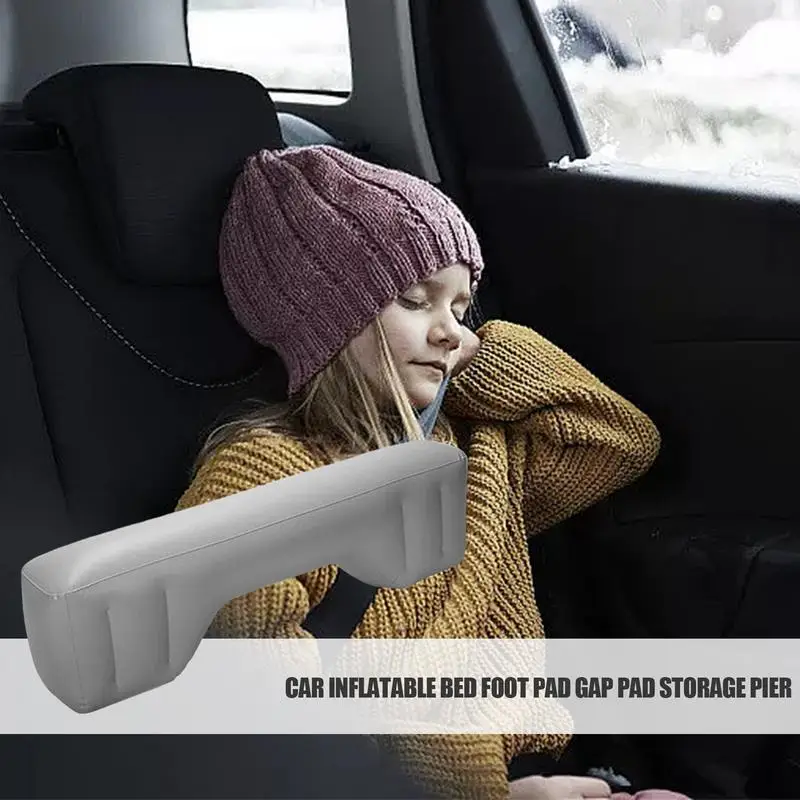 Car Air Mattress Leakproof Car Travel Inflatable Mattress Air Bed Back Seat SUV Rear Clearance Pad Accessories for Self-Driving