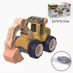 Innovative STEM Excavator Kit for Kids - DIY Engineering & Building Set with Tools (Excavator)