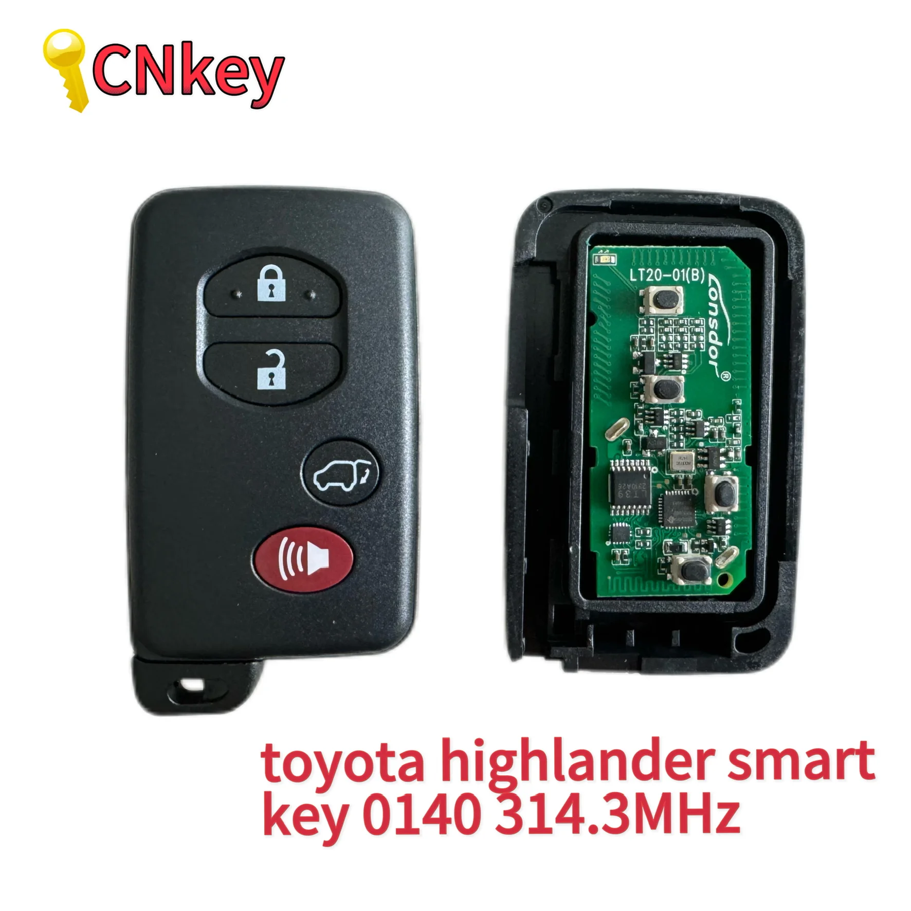 toyota highlander smart key 0140 314.3MHz