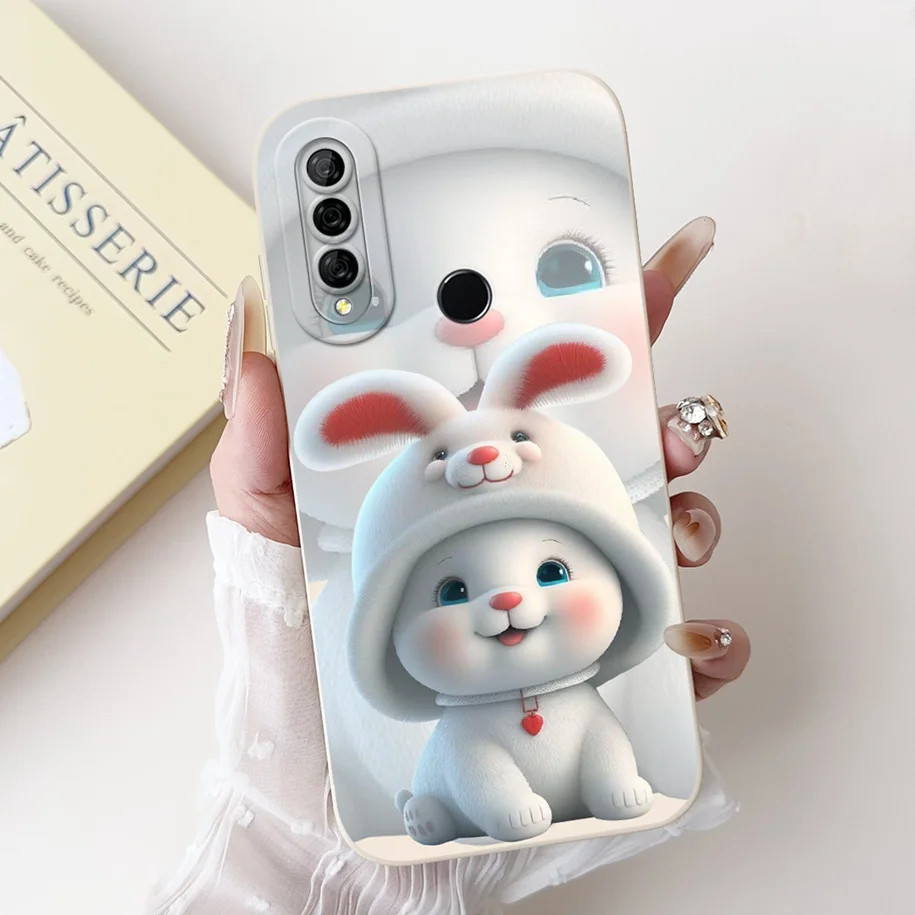 Cute Panda Rabbit Soft Silicone Phone Case for Huawei P30 Lite Nova 4e - Stylish and Protective Cover