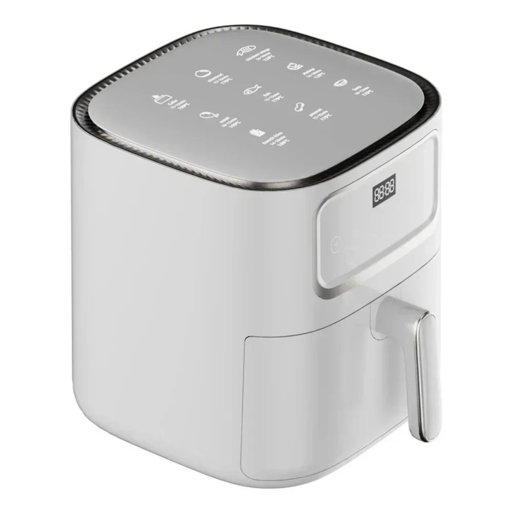 10L Smart Electric Air Fryers Large Capacity Automatic Household Multi 360°Baking LED Touchscreen Deep Fryer Without Oil 220V 4
