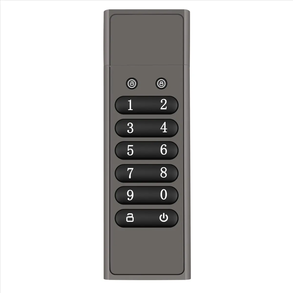 보안 USB 드라이브, 32GB 암호화 USB 플래시 드라이브 하드웨어 번호 메모리 스틱(키패드 포함) U 디스크 플래시-TCES