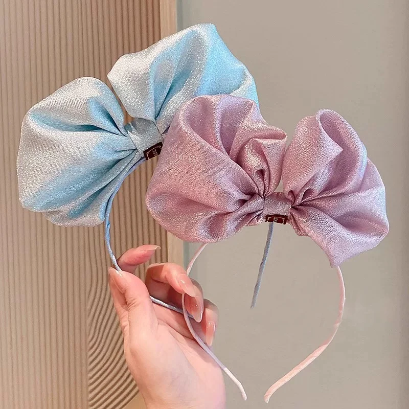1pc Fashion Big Bow Headband Ladies Elegant Temperament Hairbands Women Girls Party Hair Accessories Cute Hair Hoop Headdress