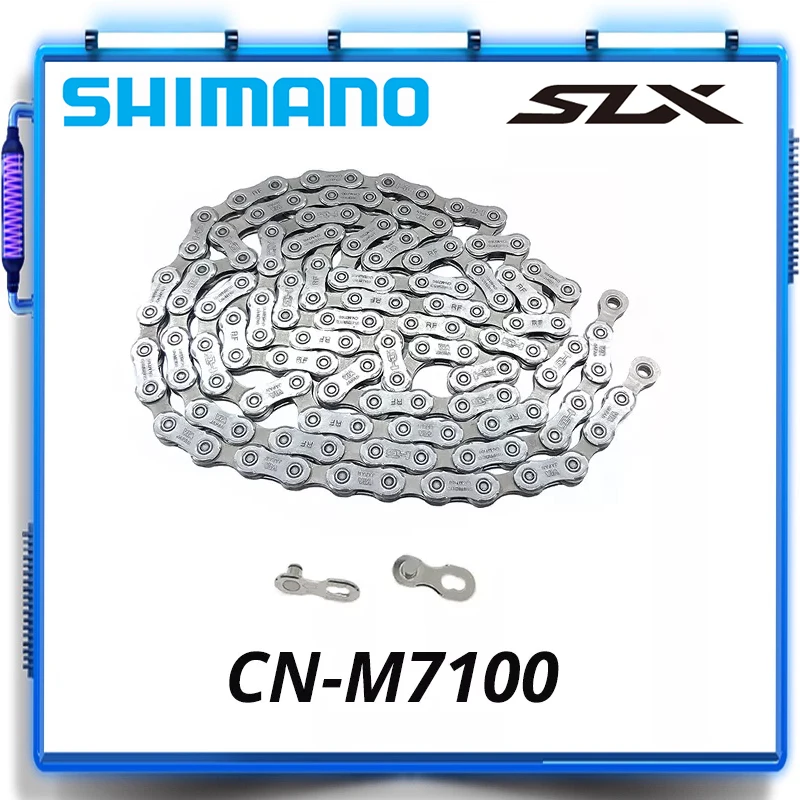 Shimano Slx Cn M7100 12 Speed Hg Mtb Mountain Bike Cn-m7100 Chain Bicycle  12s 12v Hyperglide+ Sil Tec - Bicycle Chains - AliExpress