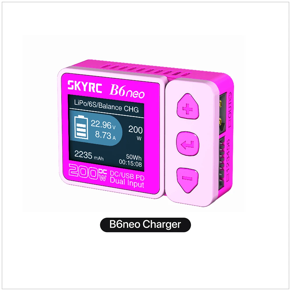 ตัวเลือกสินค้า เครื่องชาร์จแบตเตอรี่ SkyRC B6 Neo 200W สำหรับ LiPo 6S