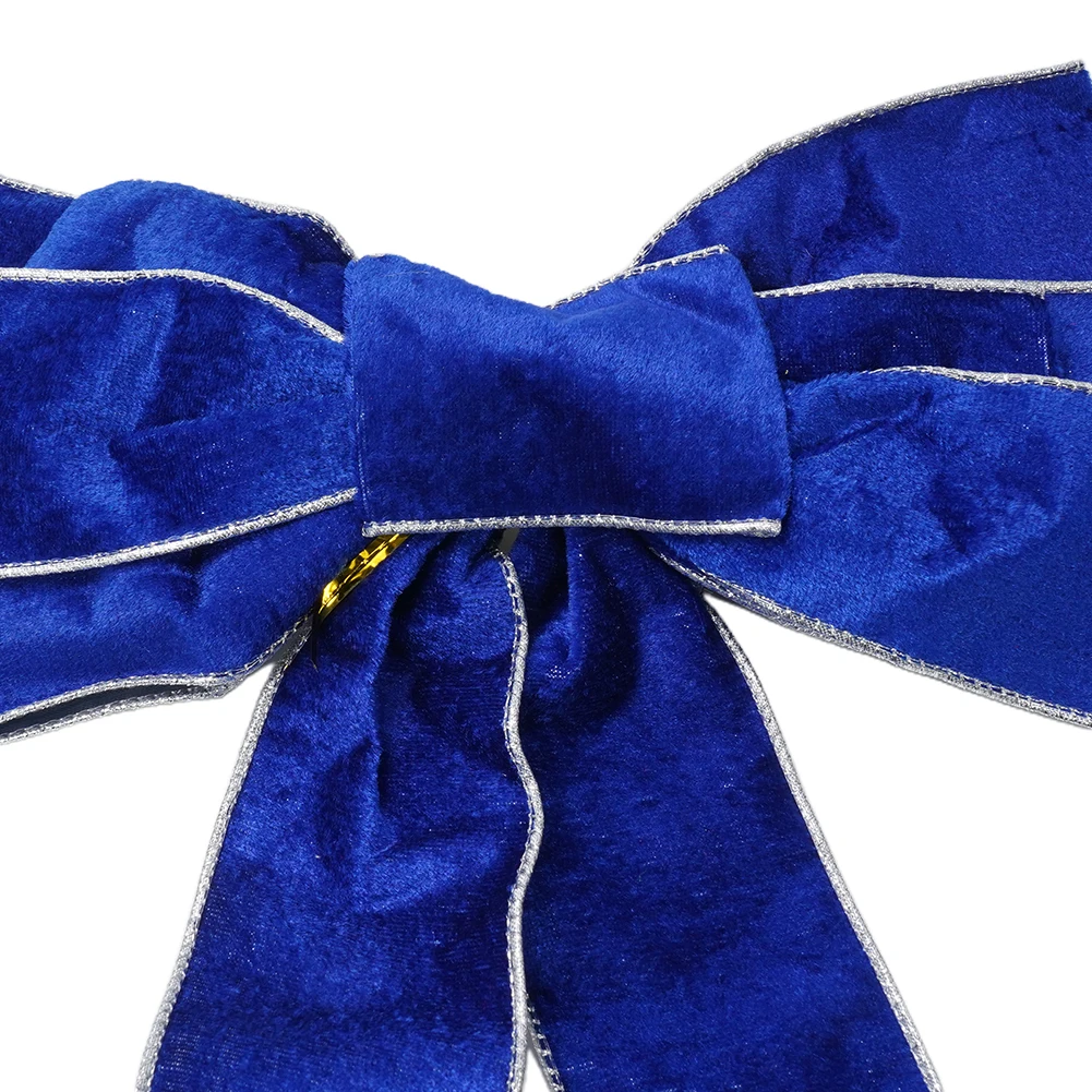 

Christmas Decoration Gift Supplies Hemp Color Retro English Ribbon Bow Knot Pendant Christmas Tree Wedding Ornaments For Outdoor