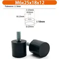 M6x25x18x12