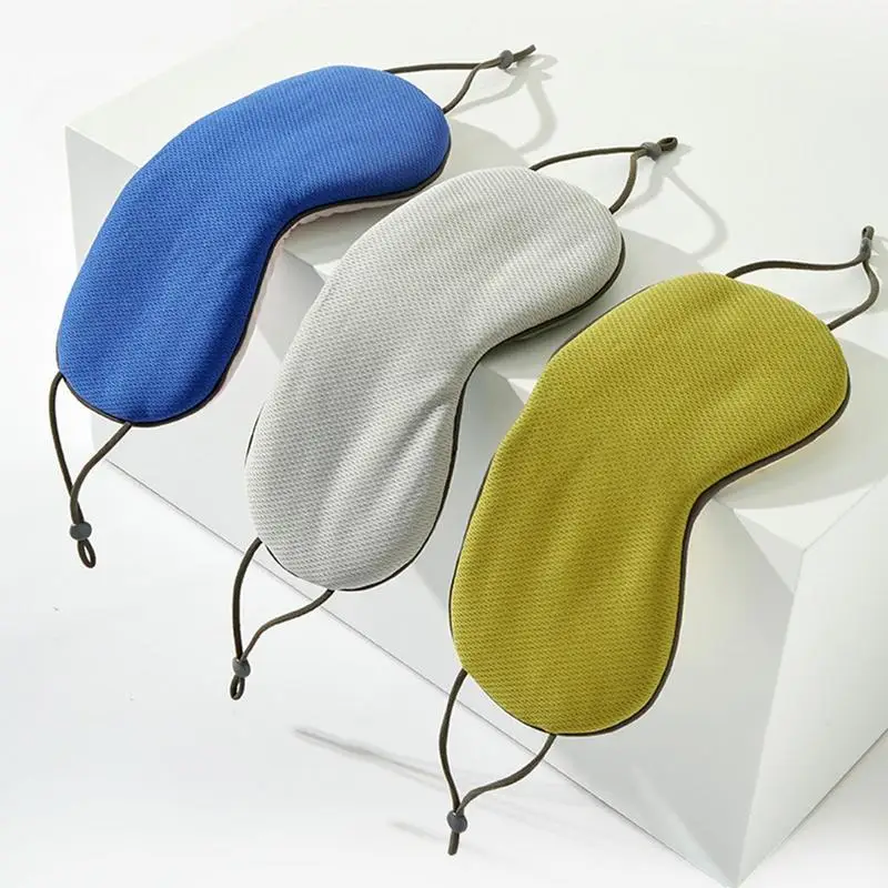 

Eye Sleeping Cover Double Sided Reversible Shade Eye Cover Breathable Fabric Adjustable Snaping Supplies Comfortable Fit Unisex