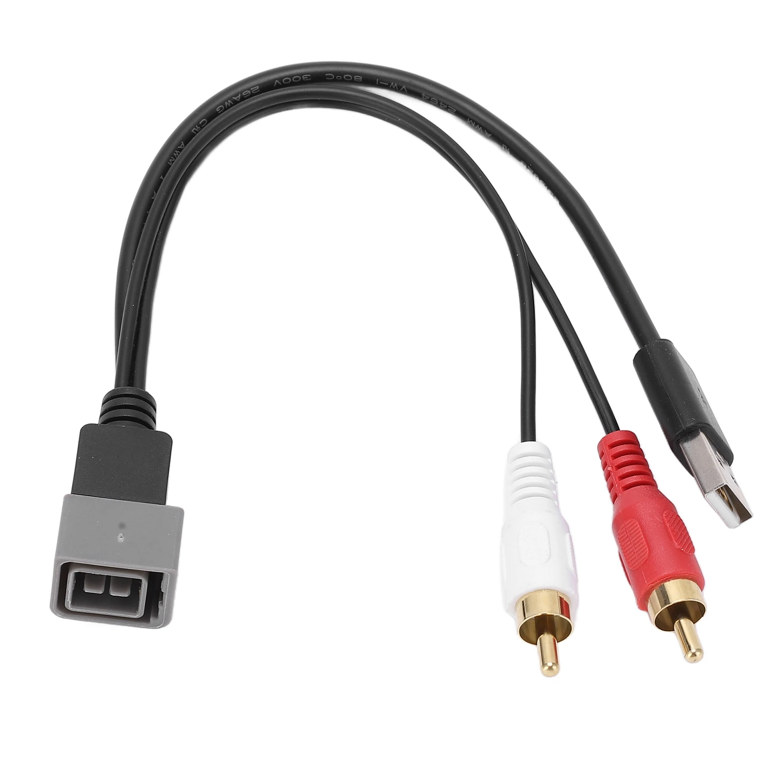 차량용 오디오 USB 어댑터 케이블 교체, 큐브 쥬크 버사용, 23cm, 9.06 인치, 8 핀