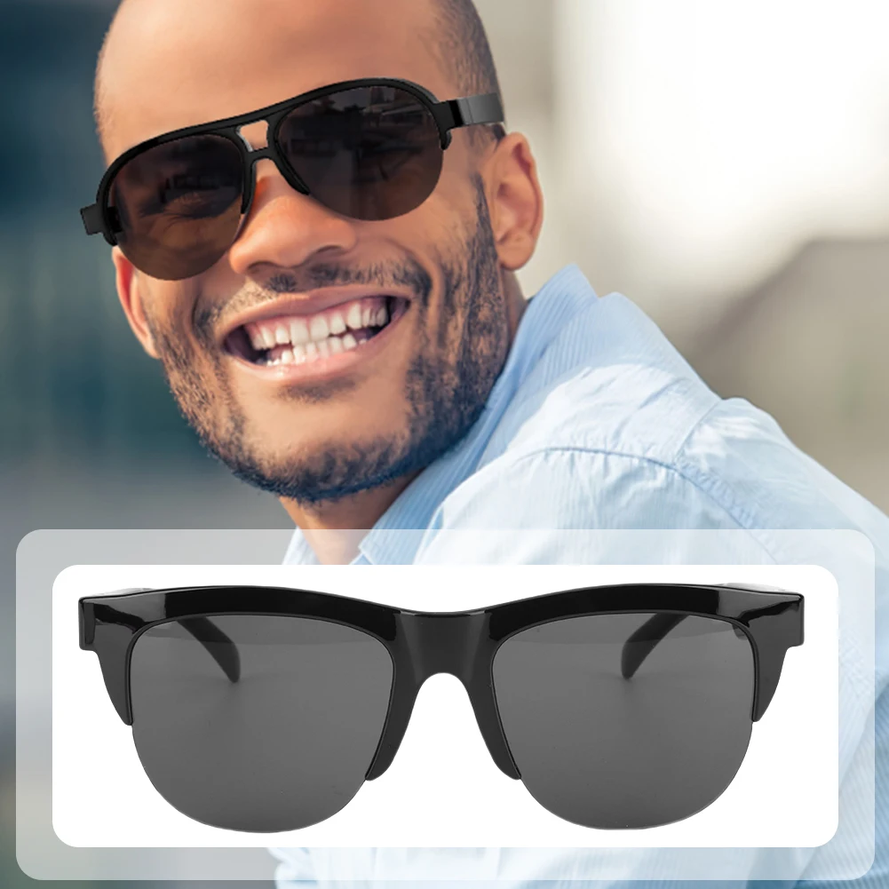 144 Languages Smart Glasses Translator Bluetooth-Compatible 5.3 Open Ear Sunglasses UV Protection Waterproof for Android and iOS