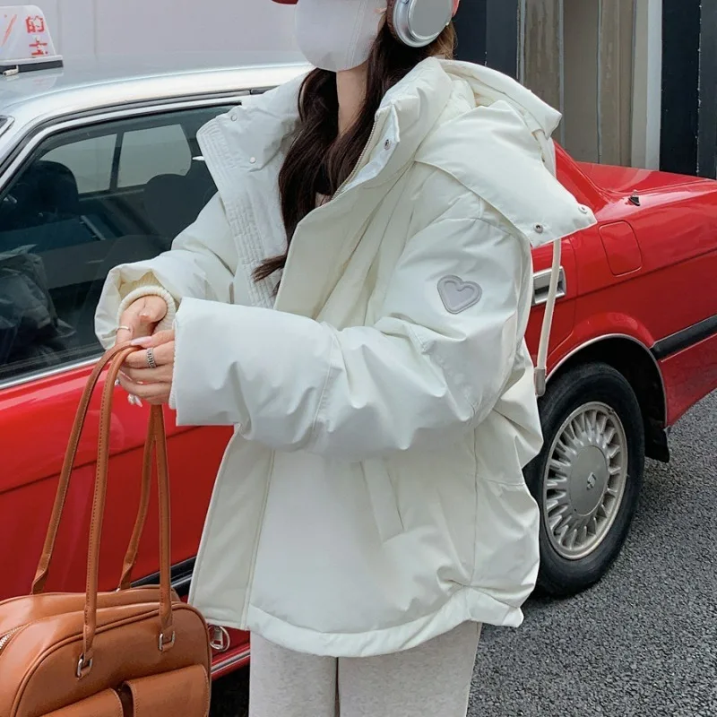 Новинка 2023, женское пуховое пальто из хлопка