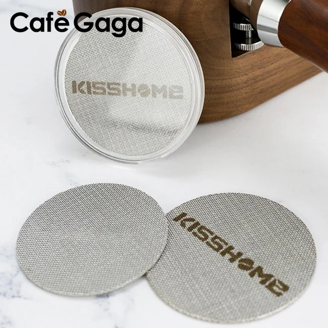 Coffee Filter Screen Espresso Puck Screen Metal Reusable Filter For Portafilter Basket 51mm 53mm 58mm Espresso Accessories