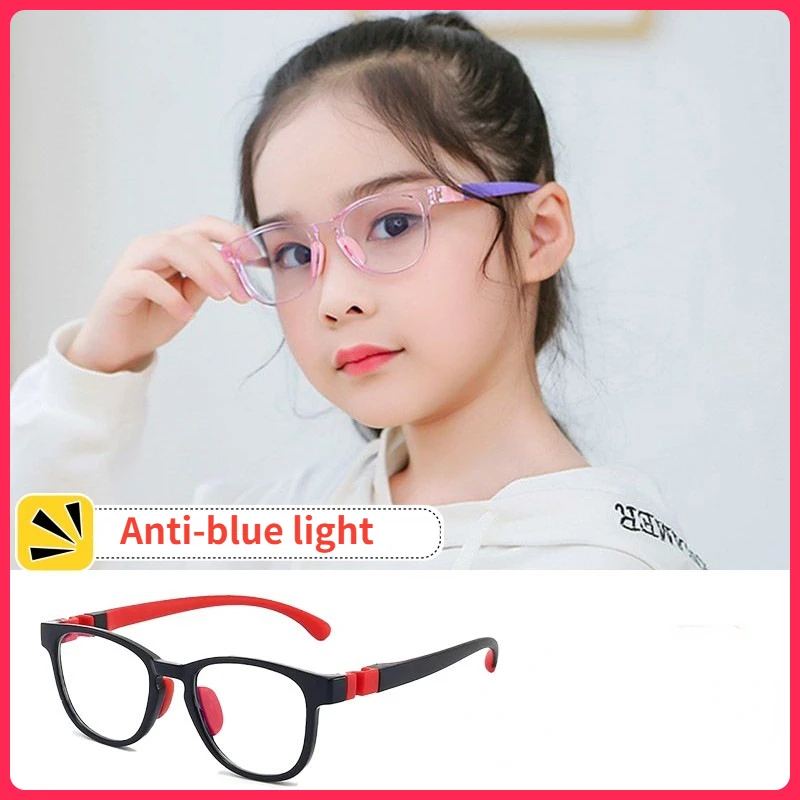 HighQualityKidsBlueLightGlassesWithoutGraduationChildClear