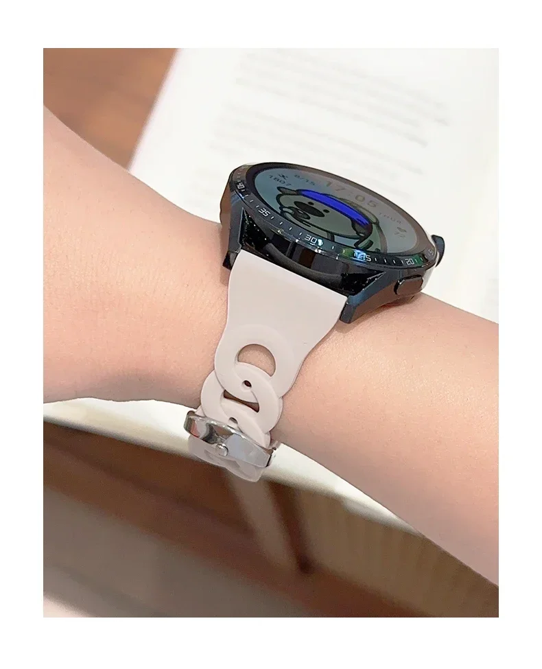 Sport Silicone Watch Band, 20mm/22mm, Universal Fit