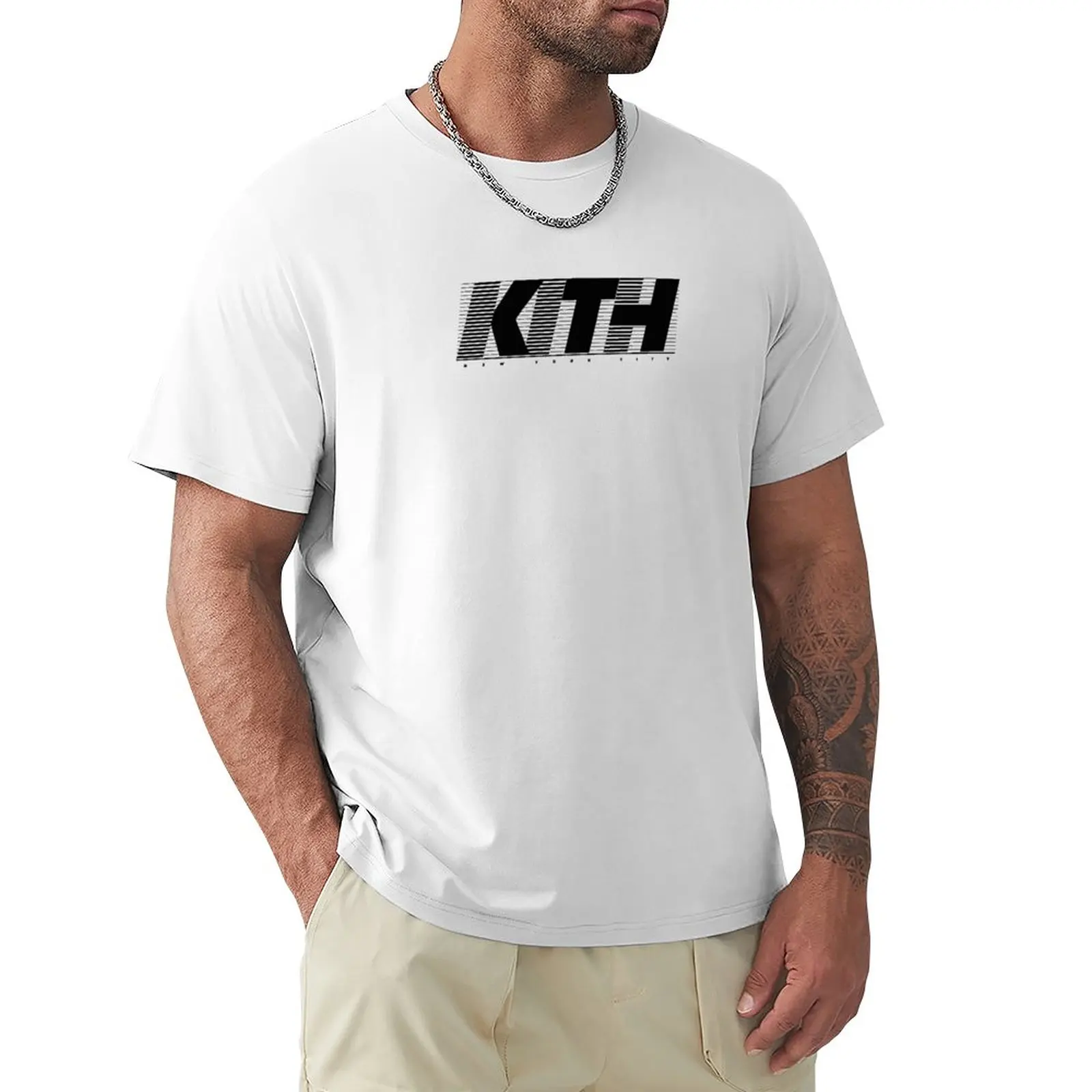 

kithhhh T-Shirt heavyweights summer tops oversized t shirt men
