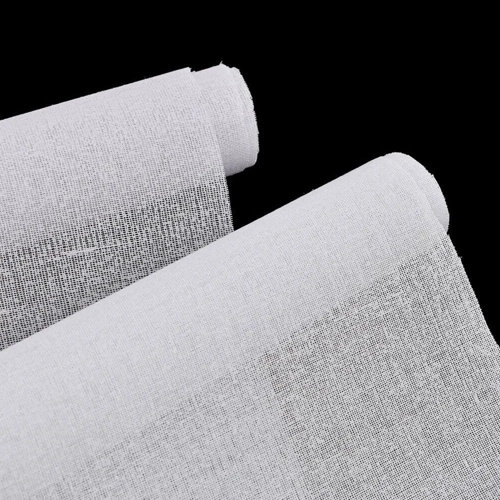 100X112cm Resin Adhesive Interfacing Fabric Iron On Lining Accessories Patchwork Sewing Materials DIY For Hat Bag Curtain Cloth 1