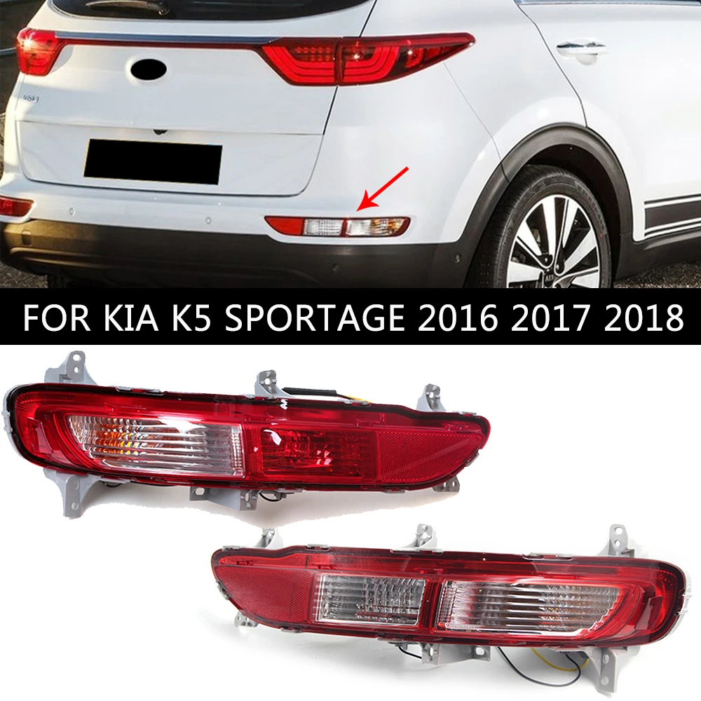 

Car tail bumper lights For Kia K5 Sportage 2016 2017 2018 taillight rear light LED Tail Light Rear Led Fog Lamp 92405-H3200