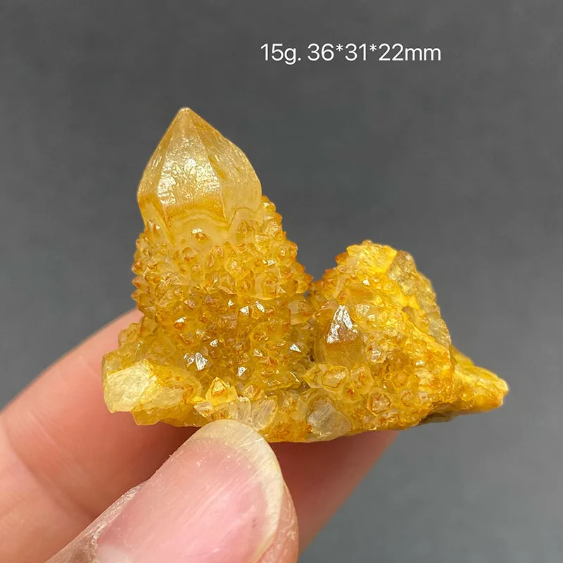 100%  Natural citrine Mineral Specimens Stones and Crystals Healing Crystal from China
