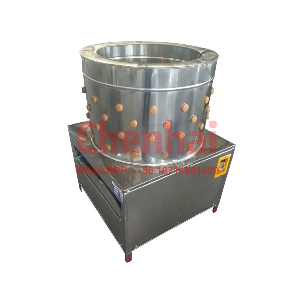 

Factory direct stainless steel poultry feather removal plucking machine commercial chicken plucker