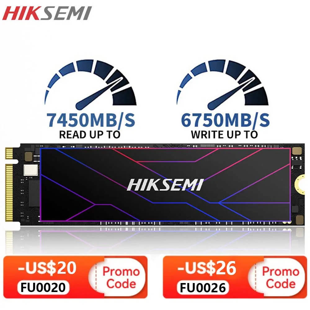 Fikwot FN970 M.2 SSD 1TB 2TB 7400MB/s PCIe 4.0x4 NVMe 1.4 with Heatsink  DRAM Cache Internal Solid State Drive for PS5 Desktop PC - AliExpress