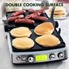 7-in-1 Multi-Function Contact Grill & Griddle, Healthy Ceramic Nonstick Aluminum,Grill & Waffle Plates, Adjustable Shade & Shear 6