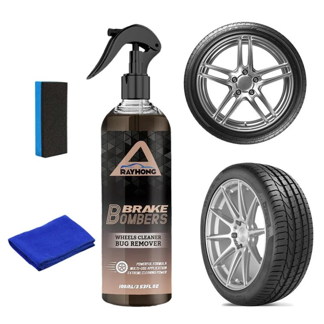 Car Wheel Cleaning Kit Wheel Cleaner Cleaning Spray Dust Remover