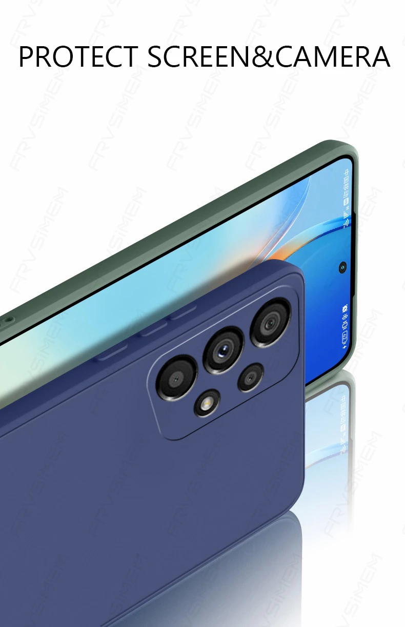 Luxus Original Flüssigsilikon Soft Cover für Samsung Galaxy A12 A22 A32 A22S A52 A72 A52S A33 A53 A73 5G M32 M12 M52 M_voghion.com