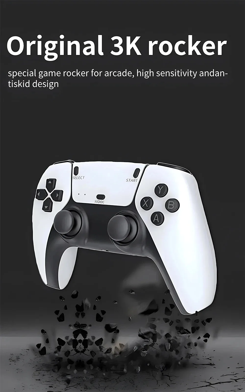 Wireless Retro Tv Video Game Console With Dual Controllers_voghion.com