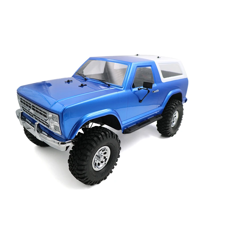 

1/10 CROSS EMO AT4 4x4 RC Crawler Car KIT Motor Servo Esc 2.4G Remote Controlled Toucan Finished Painted Model TH19218