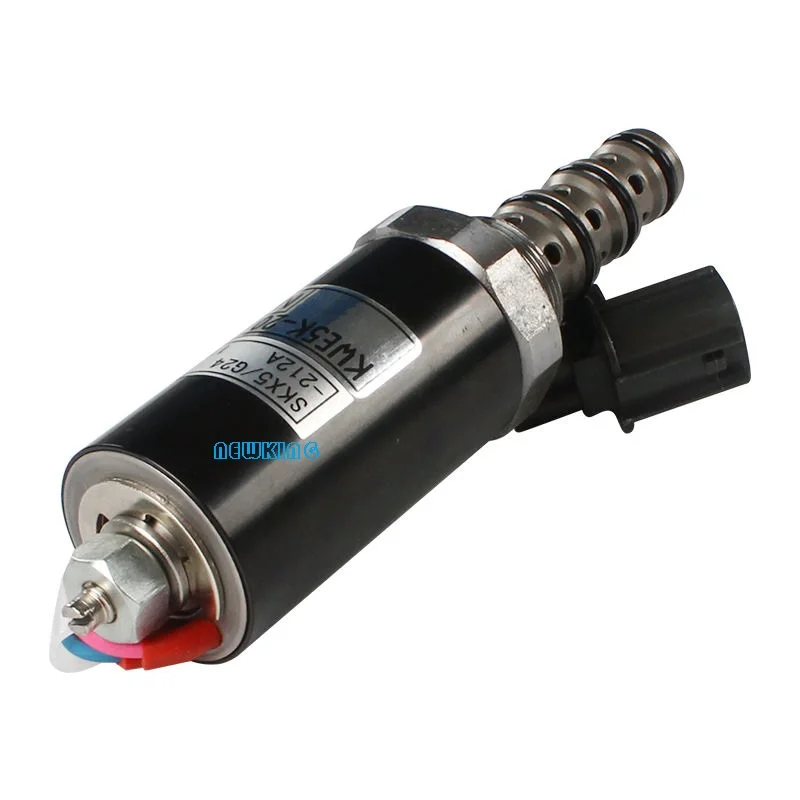 

High quality Excavator Parts SK200-2 Protective Lock Solenoid Valve YN35V00005F1 KWE5K-20/G24D12A for KOBELCO SK200-2 SK200-5