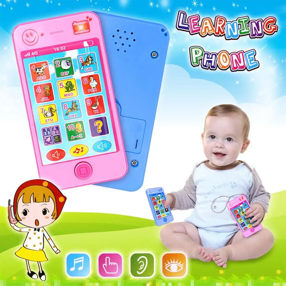 

Baby Early Learning&Training Machines toy phone Russian language animal sounds kids educational musical Phone For Children