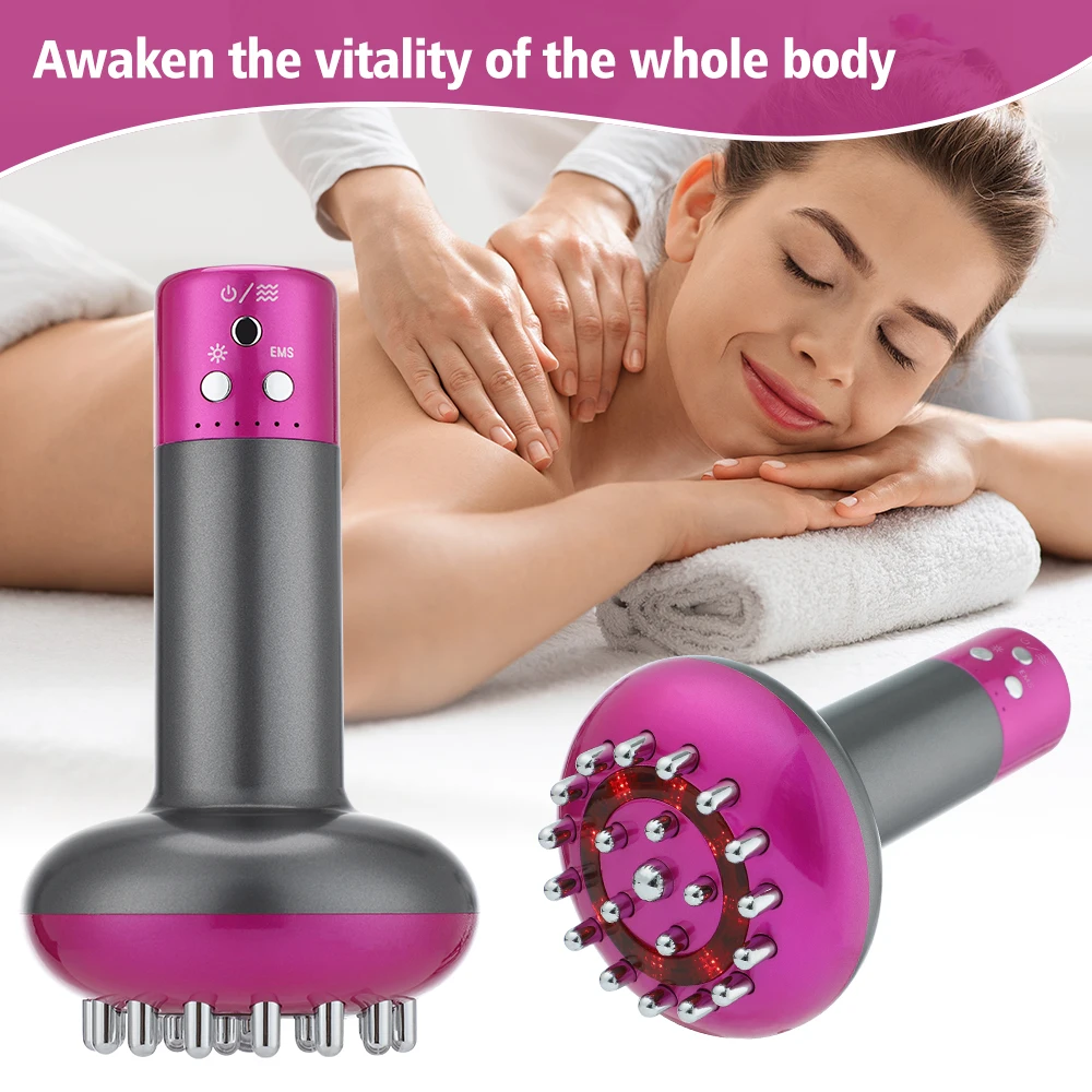 Elektrische Meridian Bürste Massage gerät kratzen lymphatische Schröpfen Guasha Gerät vibrieren Anti-Cellulite-Massage gerät Fat burner Gewichts verlust