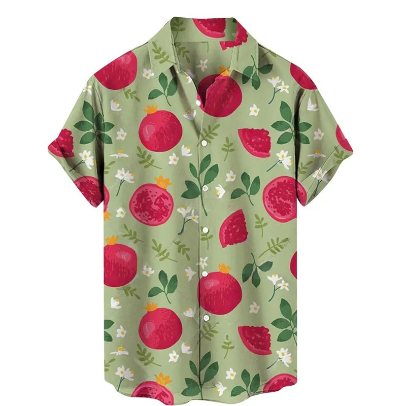 New 3D Fruits Pineapple Printing Shirts For Women Children Fashion Funny Short Shirts Summer Hawaiian Shirts & Blouses Men Tops 5