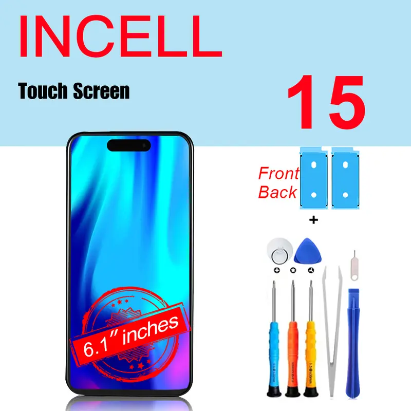 PINZHENG High Quality Screen INCELL LCD OLED For iPhone 14 Pro 15 Plus 13 Pro Max Displays For iPhone Replacement With Tools - Image 8