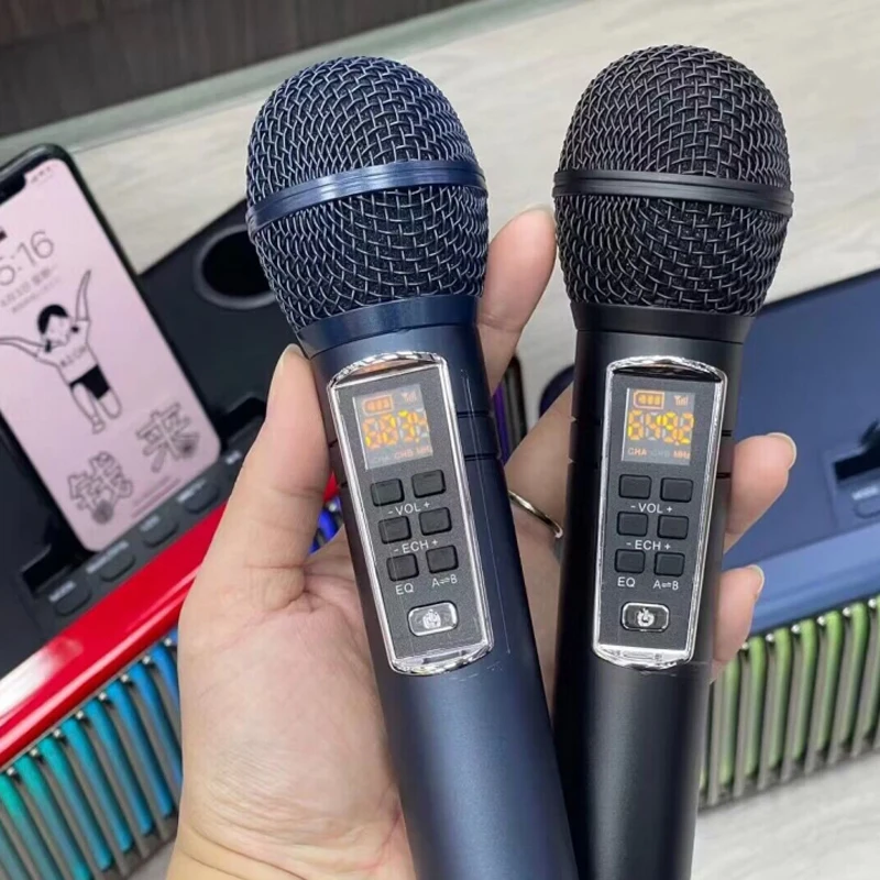 Karaoke Sound Family KTV High Quality Sound Kit Integrated Wireless  Microphone Live Card Karaoke Speaker 2023 HO - AliExpress