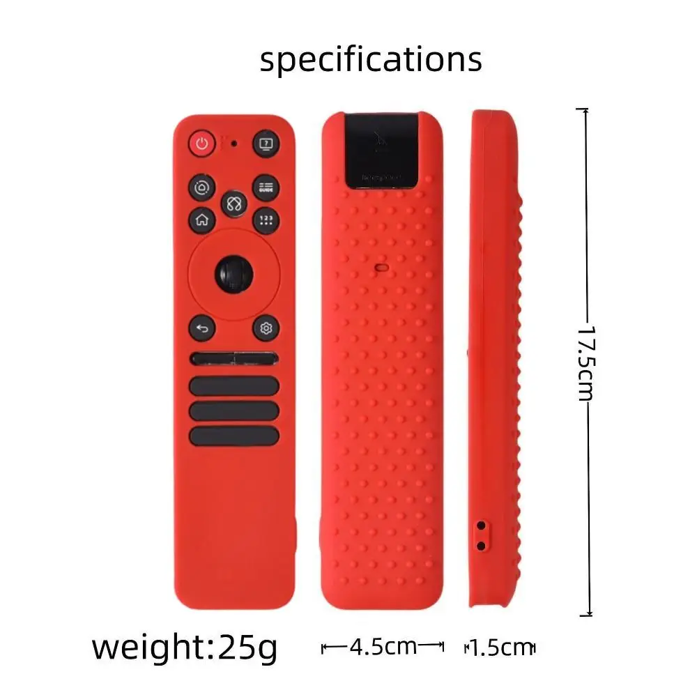 Silicone Protective Case Lanyard Protector Soft Shell Shockproof Remote Controller Cover for LG MR-235GA Magic