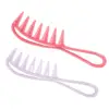 Wide Tooth Comb Ergonomic Professional Hair Detangling Comb Styling Comb Hair Brush for Barber Salon Curly Wet Wavy Thick Hair 4