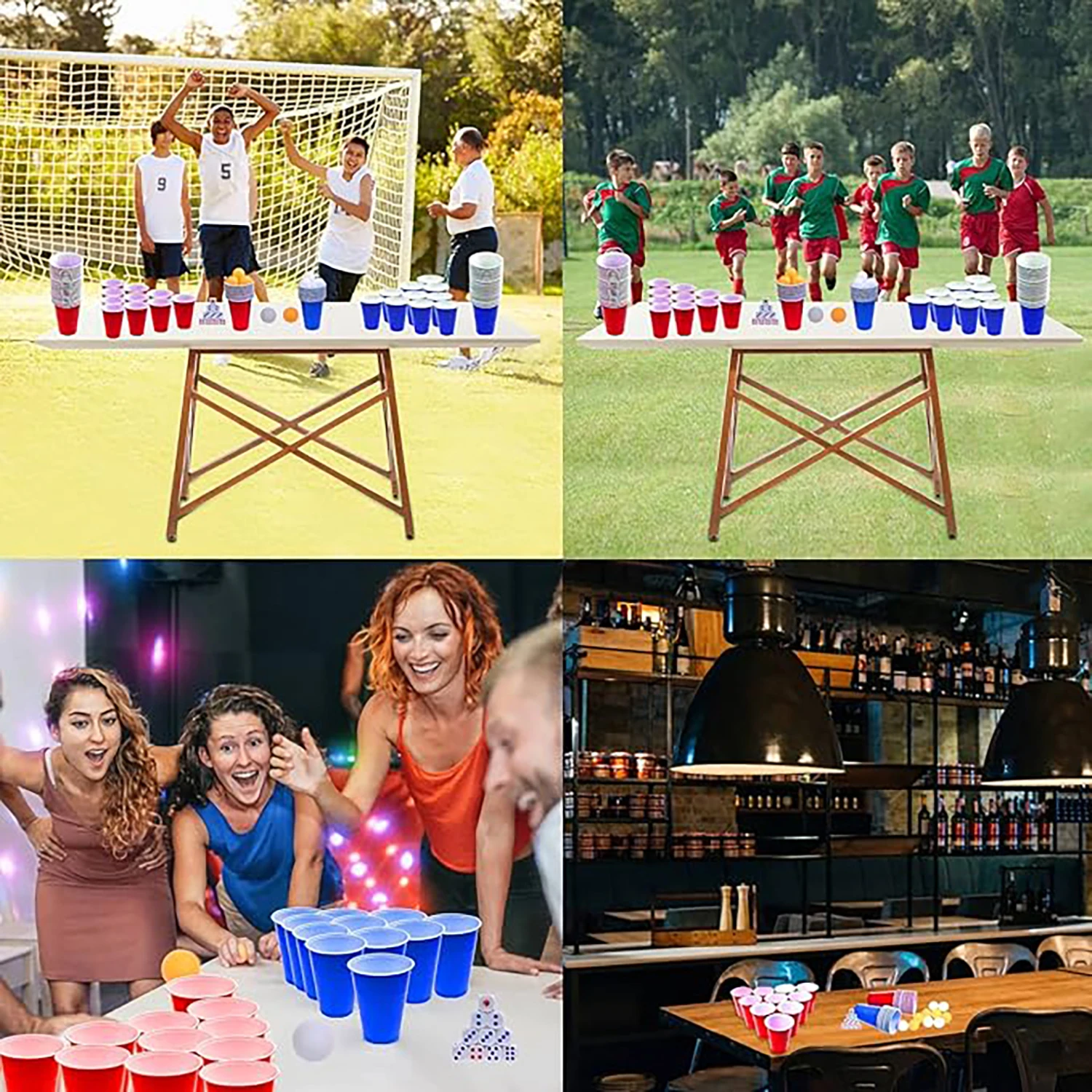 12개의 공과 12개의 맥주잔 게임, 성인 파티용 인터랙티브 게임, 창의적인 레저 장난감