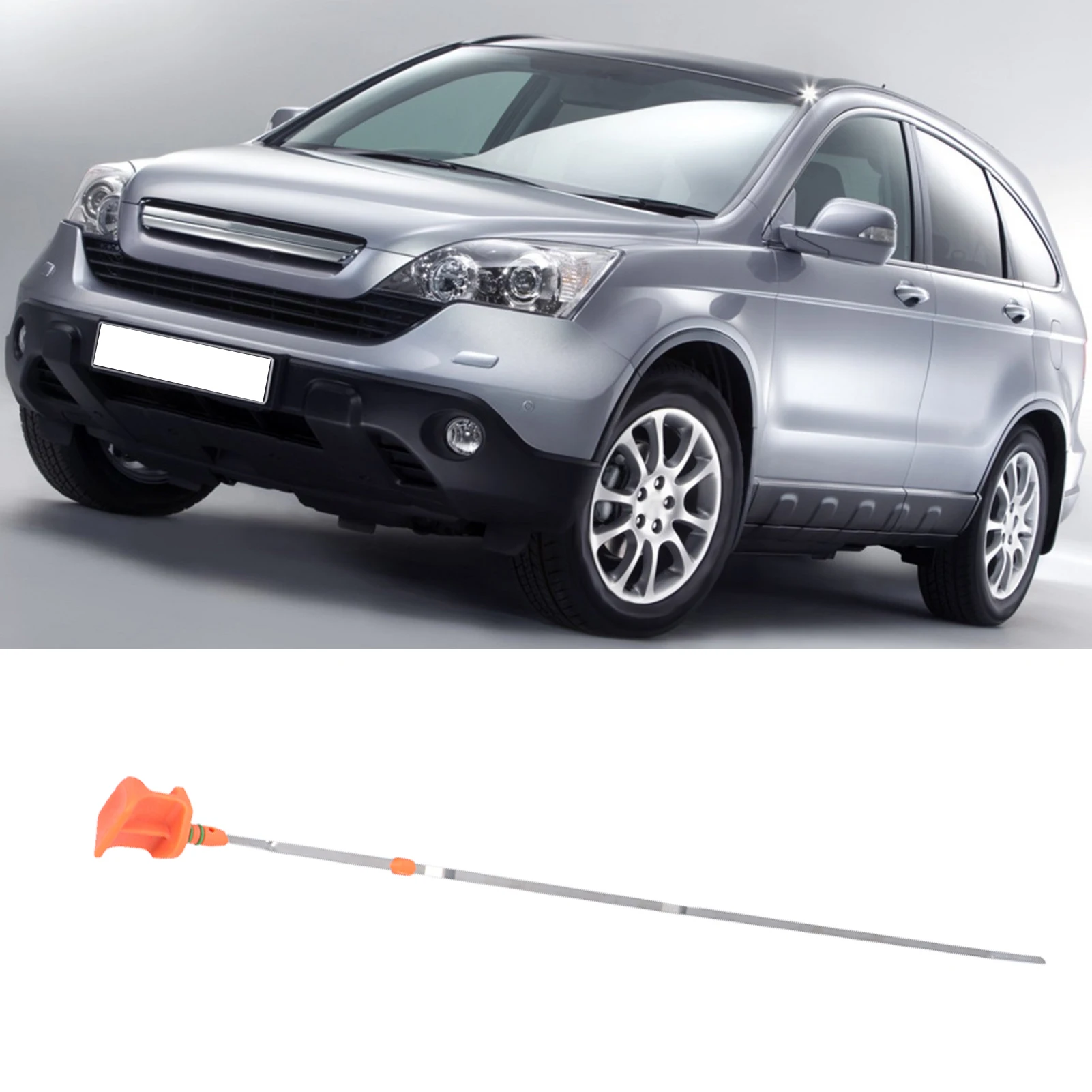 엔진 오일 딥스틱 레벨 측정기 15650-REZ-A01 (혼다 CRV 2007-2011용) OEM 교체품 스테인리스 스틸 ABS 소재 내부 녹 방지