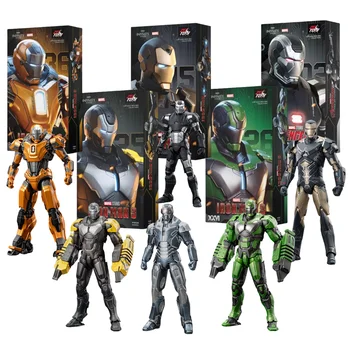 ZD Toys Iron Man MK35 Red Snapper Action Figure Iron Man Mk41 Mk47 Tank MK24 MK22 1/10 Scale Iron Man Collections Gift